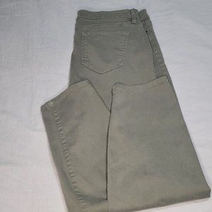 Buffalo David Bitton Jeans Womens 32x25. Olive Havana Ankle High Rise Soft Denim